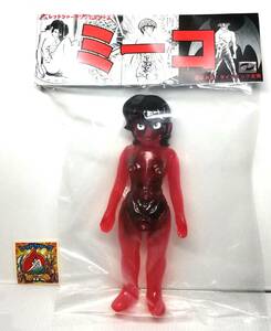 [ seal attaching ] red Shark mi-ko coloring clear red // Devilman sofvi figure RED SHARK sofvi pcs north toy festival 