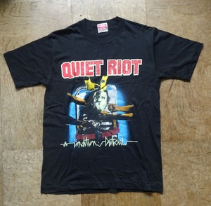 クワイエット・ライオット Quiet Riot 　1985年　日本ツアー　記念Ｔシャツ　未使用