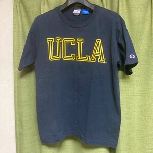 チャンピオン　T1011 ヘビーウェイトクルーネックＴ　UCLA ネイビー