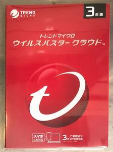  Trend micro u il s Buster k loud 3 year version for Windows/Mac new goods unopened [S807]