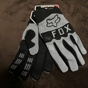 新 23年グレー L FOX RACING フォックス グローブ手袋 ダートパウ バイク モトクロス オフロード MX 防護手袋 レーシング MTB 春 夏 秋