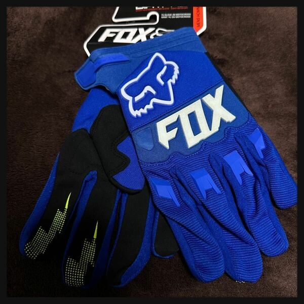 XL【最安値】ブルー 青 FOX RACING フォックス グローブ手袋 バイク モトクロス オフロード MX レーシング MTB 春 夏 秋