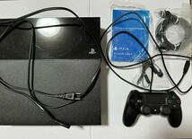 PS4本体 CUH1100A 500GB ジェットブラック 初期化&動作確認済品 プレステ4 PlayStation4_画像1