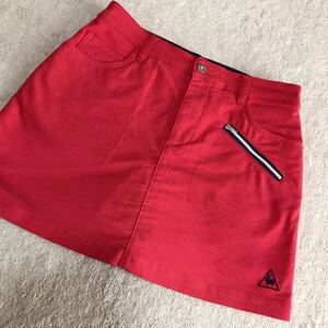 11【ルコックゴルフ】インナーパンツ付スカート