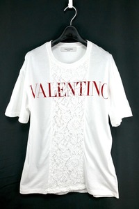 VALENTINO GARAVANI ヴァレンティノ ロゴプリント 刺繍 半袖 Tシャツホワイト XSサイズ WB3MG13W6FV