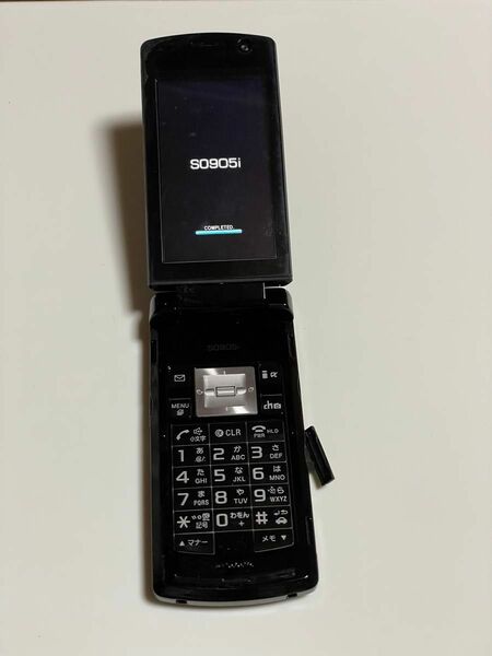 【美品】ドコモ docomo SO905i ブラック ガラケー 携帯 
