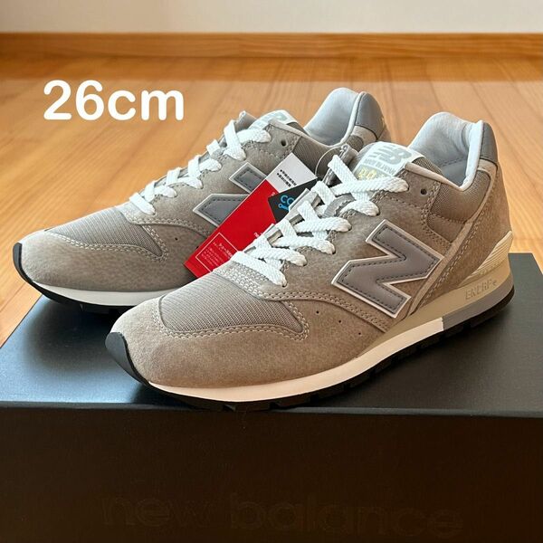 【未使用】 New Balance M996JP 26cm グレー Made in Japan ニューバランス 35周年