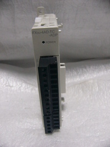 ★動作保証美品 MITSUBISHI PLC FX3U-4AD-TC-ADP 熱電対形温度センサ入力