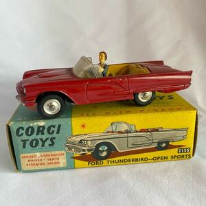 CORGI TOYS minicar 215S FORD THUNDERBIRD OPEN SRORTS Corgi toys 