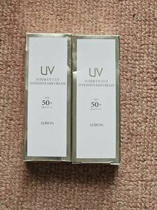 ALBINO Albion super UV cut Inte nsibtei cream SPF50+|PA++++ 10g unused 2 piece set 