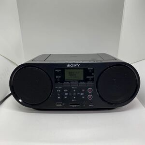 b'* secondhand goods SONY personal audio system /ZS-RS81BT 2019 year made *