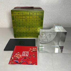 c*★中古品　琉璃工房 仏像 中国 台湾 クリスタルガラス★