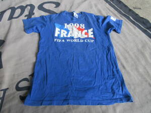 ワールドカップ　フランス　半袖Tシャツ　サイズS★エ-11