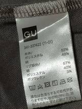 GU ドライポンチワイドフィットT(7分袖)Q XLサイズ 07 グレー_画像4