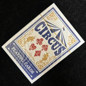 Circus playing cards blue 1デック　トランプ　レアデック