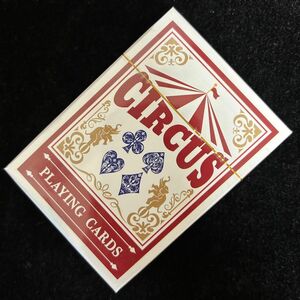 Circus playing cards red 1デック　トランプ　レアデック