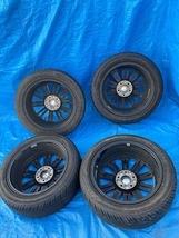 [N-229] WEDS TEAD ホイール 17×7J 5穴 タイヤSET 中古★_画像2