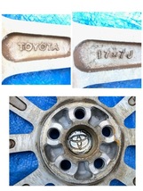 [Ｎ-318]TOYOTA純正 トヨタ ホイール 17X7J 5穴 17インチ /YOKOHAMA ECOS 215/50R17 タイヤSET 中古★_画像6