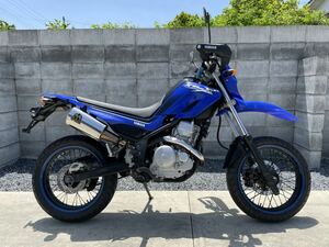 配送のみ! 売り切りセール XT250X SP忠雄マフラー 軽整備点検済 機関程度良好 E/G絶好調 セロー250 TW200 青 ブルー DG11J　キャブ車　