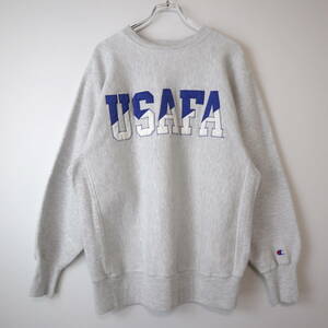 [USAFA] 90s Champion リバースウィーブ 霜降り Reverse Weave vintage ヴィンテージ アメリカ製 USA製 チャンピオン スウェット ワッペン