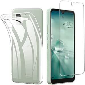 【フィルム*1+ケース*1】AQUOS wish2 SH-51C / Wish SHG06 SH-M20 A104SH 用の ガラ