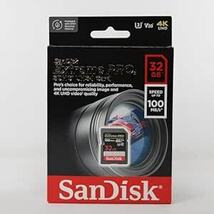 【32GB】 SanDisk サンディスク Extreme Pro SDHC UHS-I U3 V30対応 R:95MB/s 海外_画像2