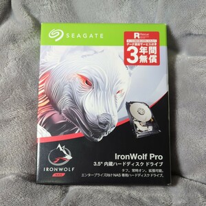 【新品未開封】 Seagate HDD 16TB IRONWOLF PRO NAS ヘリウム充填 高耐久モデル 大容量 3.5インチ内蔵ハードディスク ST16000NE000