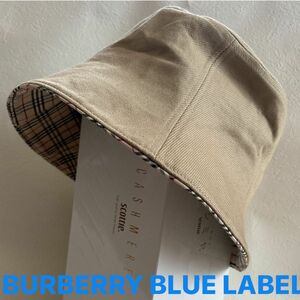 BURBERRY BLUE LABEL バーバリーブルーレーベルハット　 帽子　ノバチェック　ベージュ