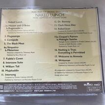 1991年作品　裸のランチ　サウンドトラック　ジャズピアノ挿入歌セロニア・モンク　ウィリアムズ・バロウズ　デッドストック新品　送料無料_画像2