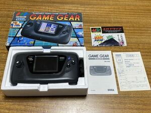 GAMEGEAR ゲームギア GEAR セガ SEGA レトロ ゲーム機本体 箱付き　ボリュームに難あり