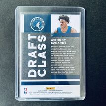 Panini NBAカード Anthony Edwards 2020-21 contenders basketball draft class 2020 Rookie RC card _画像2