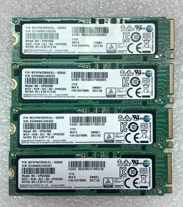 動作確認済 中古 SAMSUNG サムスン純正 SSD MLC 256GB PCIe NVMe M.2 2280 MZ-VPW2560 MZVPW256HEGL フォーマット済