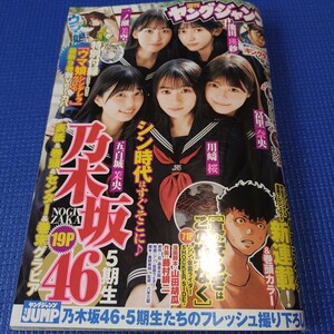 乃木坂46 ５期生 週刊ヤングジャンプ 4,5号 付録応募用紙無