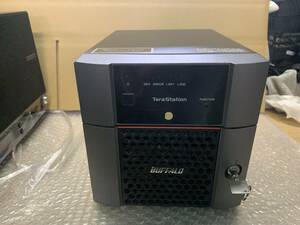 NAS6★中古品 通電確認のみ　BUFFALO TeraStation TS3210DN Series ケース のみ◎鍵付き HDD無し 電源ケーブル付き★