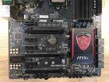 ★中古品 BIOS確認 MSI Z97 GAMING7 LGA1150 マザーボード IOパネル付属 ★_画像2