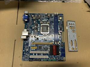 ★中古品 BIOS確認 FOXCONN　H61MX　V2.0　LGA1155　マザーボード IOパネル付属★