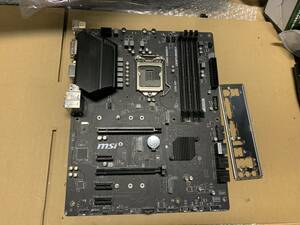 ①★中古品 BIOS確認 MSI Z390-S01 LGA1151 マザーボード IOパネル付属★