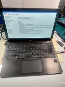 ★中古品 BIOS確認 ソニー SONY VAIO SVF13N1A1J Intel Corei3(4005U)-1.70GHz/8GB/13.3インチ★170