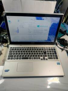 ★中古品 Win8 Pro ソニー SONY VAIO SVT151A11NJ Intel Corei5(3337U)-1.80GHz/4GB/128GB 15インチ 元箱,ガイド,充電器付き★171