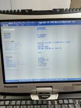 ★中古品 BIOS確認 Panasonic パーソナルコンピューター TOUGHBOOK CF-19 AW1ADS 10.1 型/Intel Core i5(2520M)-2.50GHz/4GB ★186_画像2