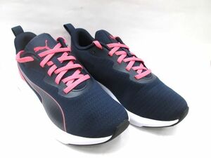  prompt decision * free shipping * Puma * Lady's * Junior running * Flyer LITE MU JR*310341*04 navy | pink *22 centimeter 