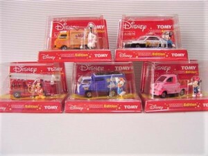 トミカ ディズニーキャラクター トミカエディション 第1弾 全5種コンプ 計5台set TOMICA