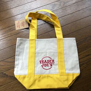 トレーダージョーズ エコバッグ ミニキャンバス生地 トートバッグ Trader Joe’s