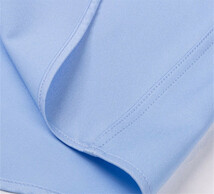 D901-L新品DCKMANY■カラーマッチング 長袖シャツ メンズ ドレスシャツ ノーアイロン ワイシャツ シルクのような質感/ホワイト_画像10