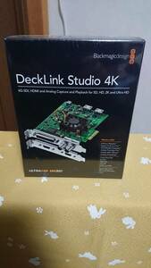【未使用】BlackmagicDesign DeckLink Studio 4K ブラックマジックデザイン キャプチャーカード 
