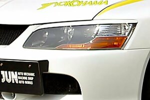 「ジュン/JUN AUTO」ランサー エボリューション 7～9/Evo Ⅶ～Ⅸ(CT9A)用アイラインｘ左右