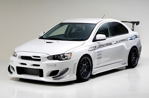 「イングス/ings」Lancer エボ10(CZ4A)EvoⅩ用N-SPEC Body kit３点set(HybridBody kit)