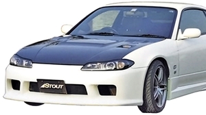 「高勢スタウト/STOUT」Silvia(S15)用Body kitボンネット TypeR(カーボン)