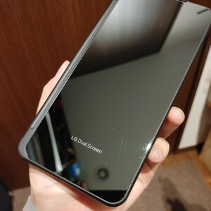 迅速発送 LG V60 ThinQ 5G デュアルスクリーンケース dualscreen case