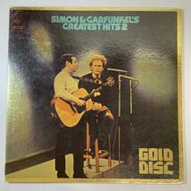 31810★良盤【日本盤】 Simon & Garfunkel / Greatest Hits 2 Gold Disc_画像1